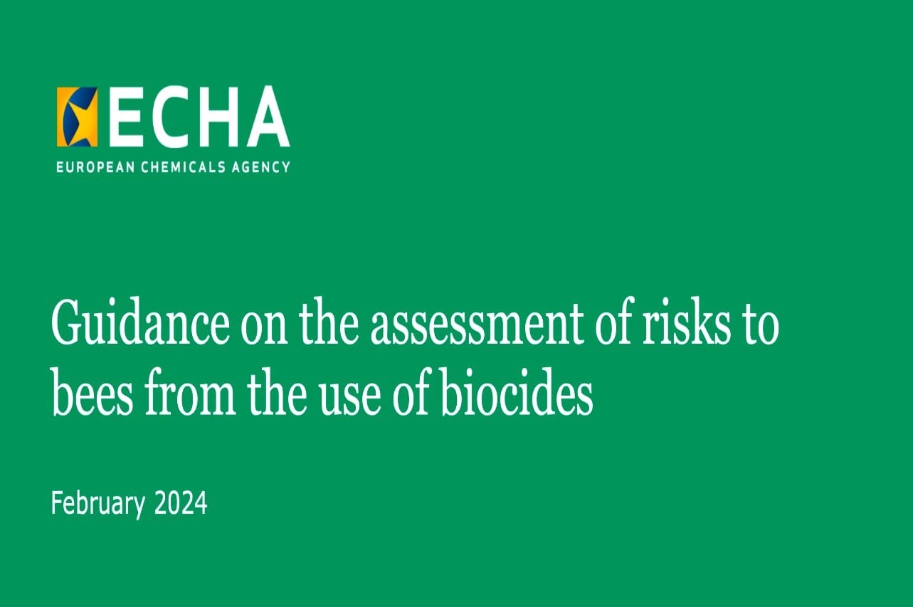 foto de la portada de la guía de evaluación de riesgos y efectos de los pesticidas sobre las abejas